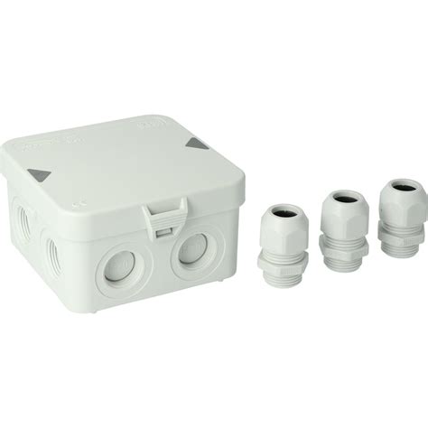 ip65 electrical box|ip65 junction box with glands.